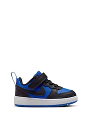 Nike Blue Infant Court Borough Low Recraft Trainers - Image 1 of 8