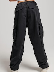 Superdry Black Parachute Grip Cargo Utility Trousers - Image 2 of 6