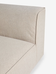 Tweedy Plain Light Natural Single Corner Piece Alba Modular Sofa - Image 9 of 10