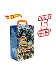 Ancory Hot Wheels Monster Trucks Tin Storage Case - Image 4 of 6