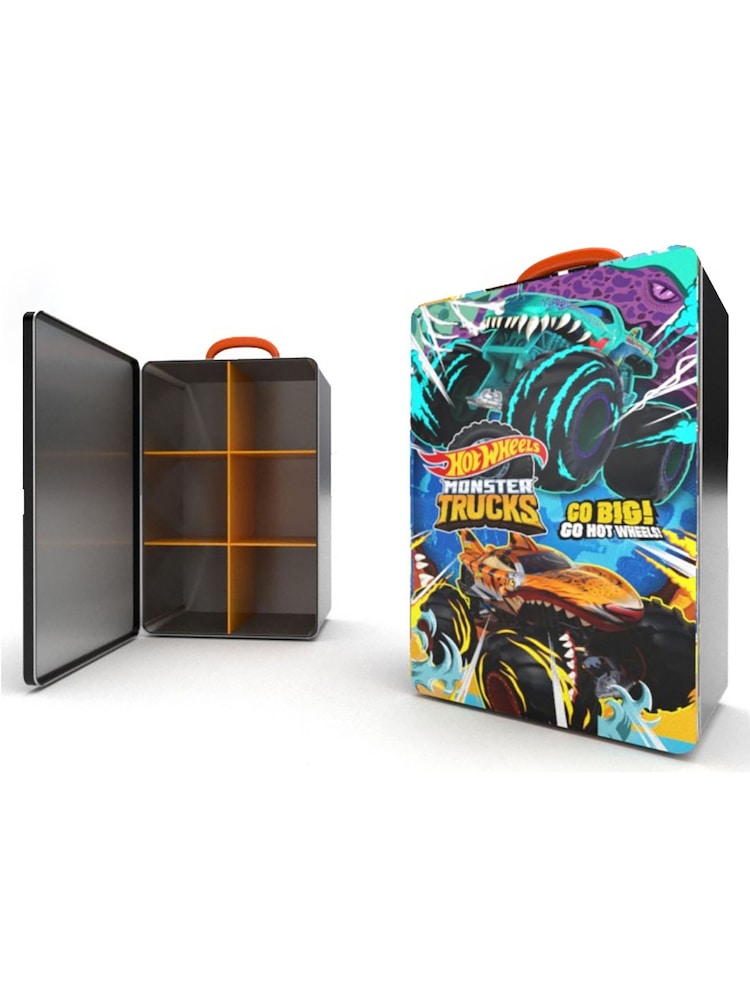 Ancory Hot Wheels Monster Trucks Tin Storage Case - Image 6 of 6