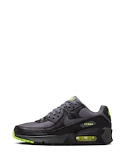 Nike Black Youth Air Max 90 Trainers - Image 2 of 8