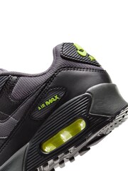 Nike Black Youth Air Max 90 Trainers - Image 4 of 8