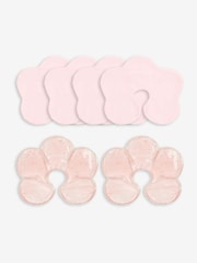 JoJo Maman Bébé Almohadillas de gel reutilizables calientes y frías calmantes para la lactancia materna - Imagen 1 de 3