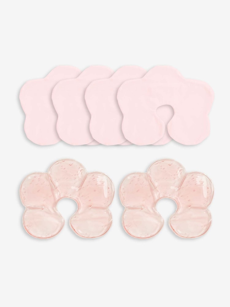 JoJo Maman Bébé Almohadillas de gel reutilizables calientes y frías calmantes para la lactancia materna - Imagen 1 de 3