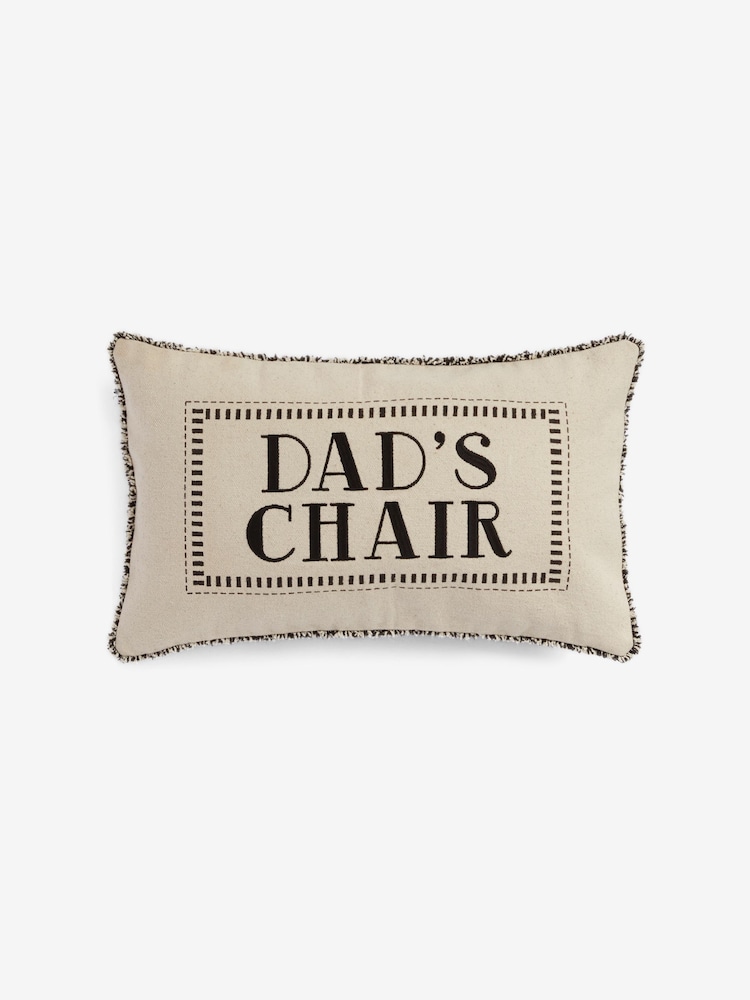 Natural 50 x 30cm Dad's Chair Cushion - Image 2 of 4