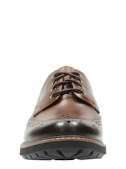 Clarks Tan Brown Batcombe Wing Shoes - Image 6 of 7