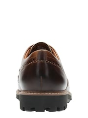 Clarks Tan Brown Batcombe Wing Shoes - Image 7 of 7
