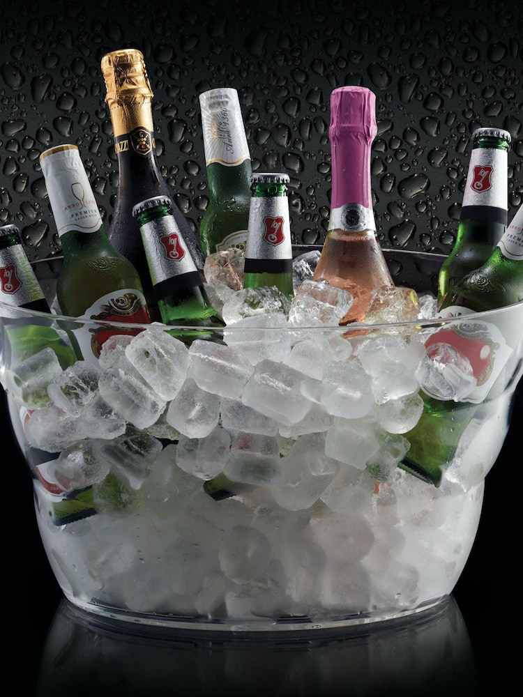 Barcraft Clear Oval Drinks Pail/Cooler - Image 1 of 4