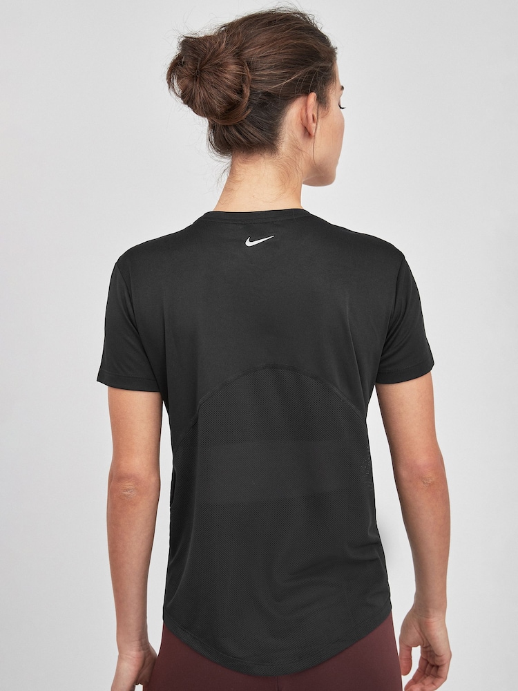 Nike Black Miler Running Tee - Image 2 of 4
