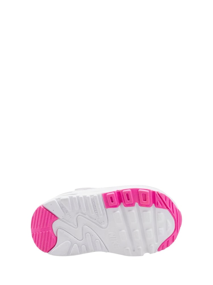 Белый/розовый - Nike кроссовки грудной возраста Air Max 90 Easy On - Изображение 4 из 4
