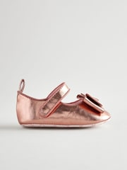 ذهبي وردي - حذاء Padders مزيّن بفيونكة للبنات من Baker By Ted Baker - صورة 2 من 7