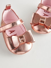 ذهبي وردي - حذاء Padders مزيّن بفيونكة للبنات من Baker By Ted Baker - صورة 4 من 7