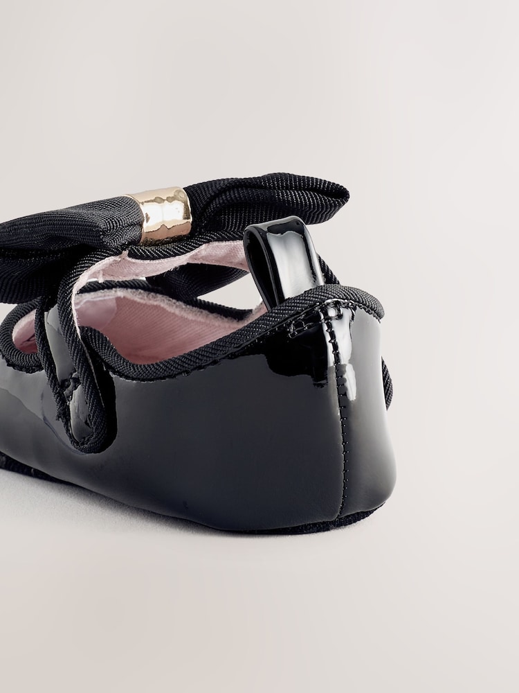 Baker by Ted Baker Baby Girls Padders Shoes With Bow - Image 4 of 6