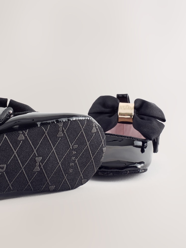 Baker by Ted Baker Baby Girls Padders Shoes With Bow - Image 5 of 6