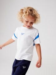 Reebok Junior Vector T-Shirt and Jogger Set - Image 3 of 9