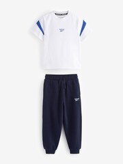 Reebok Junior Vector T-Shirt and Jogger Set - Image 7 of 9