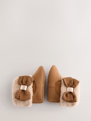 Baker by Ted Baker Baby Girls Faux Fur Trim Padders Boots - Image 6 of 6