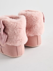 Baker by Ted Baker Baby Girls Faux Fur Trim Padders Boots - Image 5 of 6