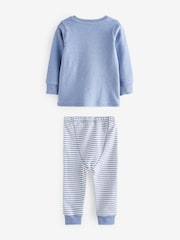 Ours bleu clair - Long Sleeve Pyjamas Set 3 Pack (9mths-6yrs) - Image 8 de 11