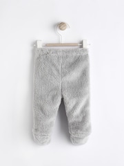 Grey Baby Cosy Bear Fleece Leggings - Image 2 of 4