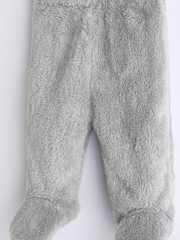 Grey Baby Cosy Bear Fleece Leggings - Image 3 of 4
