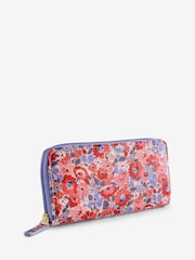 Cath Kidston Pink Ditsy Floral Continental Zip Card and Coin Wallet - Image 8 of 8