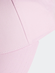 Pink - adidas originals – Baseball-Cap mit Drei-Streifen-Design aus 100 % Baumwolle - Bild 3 von 4