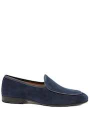 Jones Bootmaker Blue Royce Leather Loafers - Image 1 of 5