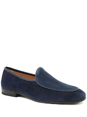 Jones Bootmaker Blue Royce Leather Loafers - Image 2 of 5