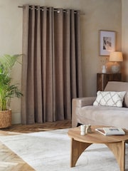 Cortinas de ilhós de chenille pesadas - Imagem 5 de 7