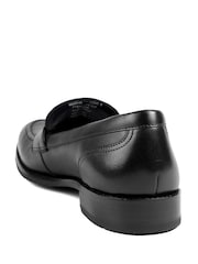 Jones Bootmaker Black Queensborough Leather Penny Loafers - Image 3 of 5