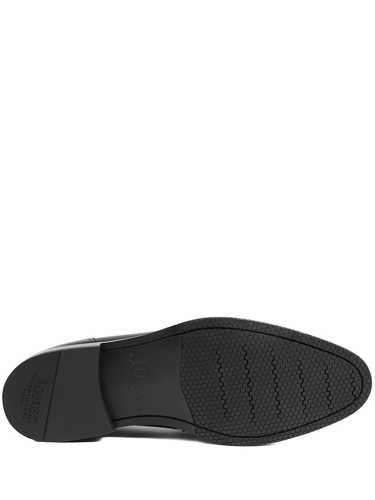 Jones Bootmaker Black Queensborough Leather Penny Loafers - Image 5 of 5 Jones Bootmaker Black Queensborough Leather Penny Loafers - Image 5 of 5