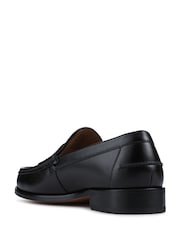 Jones Bootmaker Black Quill Smart Leather Penny Loafers - Image 3 of 5
