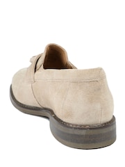 Jones Bootmaker Natural Rodrigo Wide-Fit Leather Tassel Loafers - Image 3 of 5