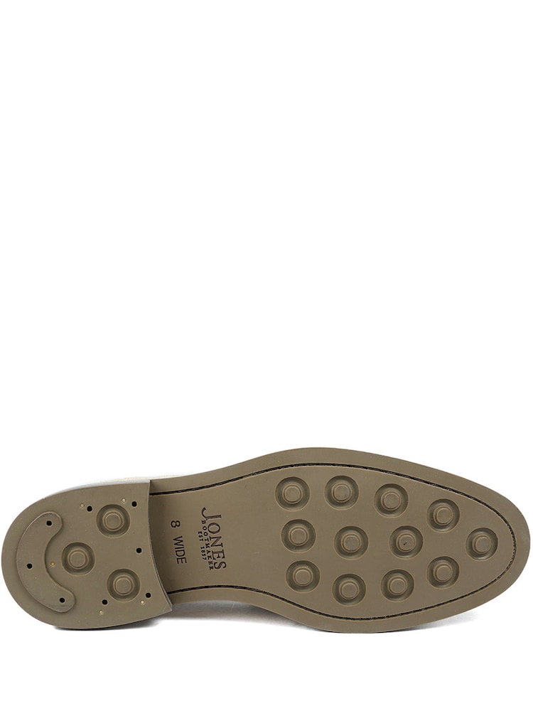 Jones Bootmaker Natural Rodrigo Wide-Fit Leather Tassel Loafers - Image 5 of 5