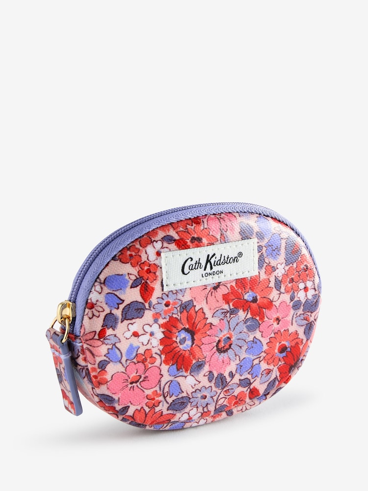 وردي زهور - محفظة مستديرة قطن 100% مزودة بجيب من Cath Kidston - صورة 1 من 1