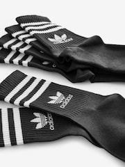 adidas Originals Black Mid Cut Crew Socks 3 Pack - Image 4 of 4