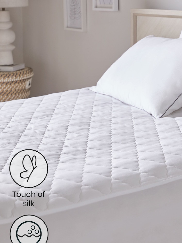 Sleep In Silk Deep Mattress Protector - Image 2 of 2 Sleep In Silk Deep Mattress Protector - Image 2 of 2