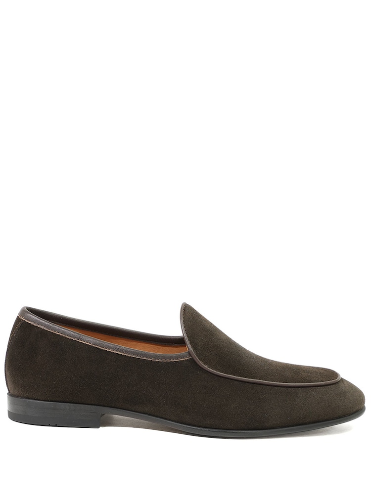 Jones Bootmaker Brown Royce Leather Loafers - Image 1 of 5