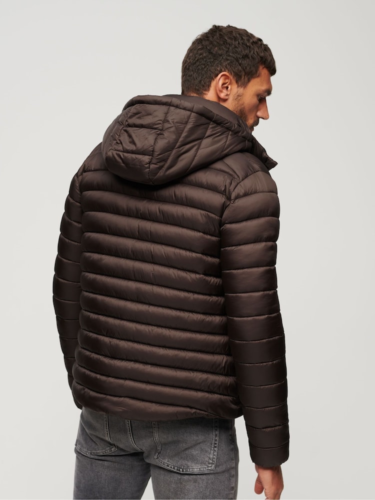 Коричневый - Fuji спортивная куртка с капюшоном Superdry - Изображение 2 из 6 Коричневый - Fuji спортивная куртка с капюшоном Superdry - Изображение 2 из 6