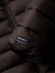 Superdry Brown Hooded Fuji Sports Padded Jacket - Image 6 of 6