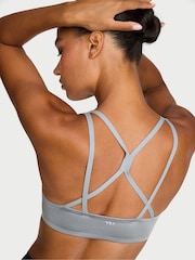 Victoria's Secret Starstruck Grey GlossyTech™ Plunge Front Close Low Impact Sports Bra - Image 2 of 2