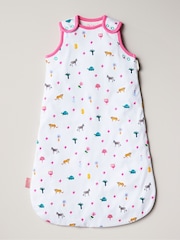 Lucy Tiffney Tropical Animals Print 1 Tog 100% Cotton Baby Sleep Bag - Image 4 of 7