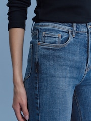 Mittelblau - Jeans mit weitem Bein - Bild 4 von 6