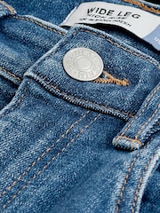 Mittelblau - Jeans mit weitem Bein - Bild 6 von 6