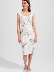 Hobbs White Emmaline Dress - Image 1 of 4
