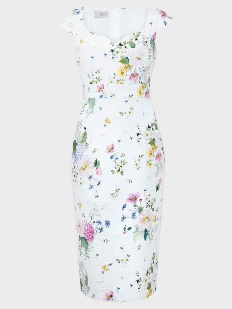 Hobbs White Emmaline Dress - Image 4 of 4