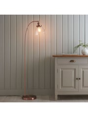 Gallery Home Aged Copper Pierre Floor Lamp - Image 1 of 7