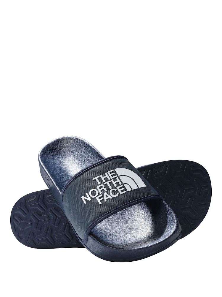 Buy The North Face Blue Mens Base Camp III Slides from Next USA display picture 3